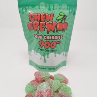 Chew Crew Sour Cherries 900mg