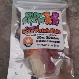 Chew Crew CBD Tropical Sour Patch Kids