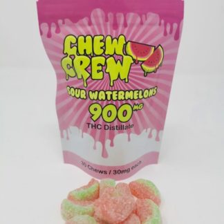 Chew Crew Sour Watermelons 900mg